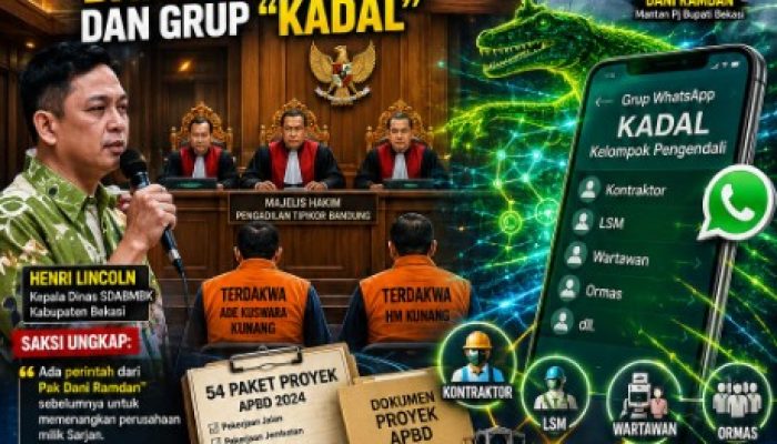Dugaan Pengaturan Proyek Bekasi Makin Terbuka, Saksi Singgung Peran Dani Ramdan dan Grup “Kadal”