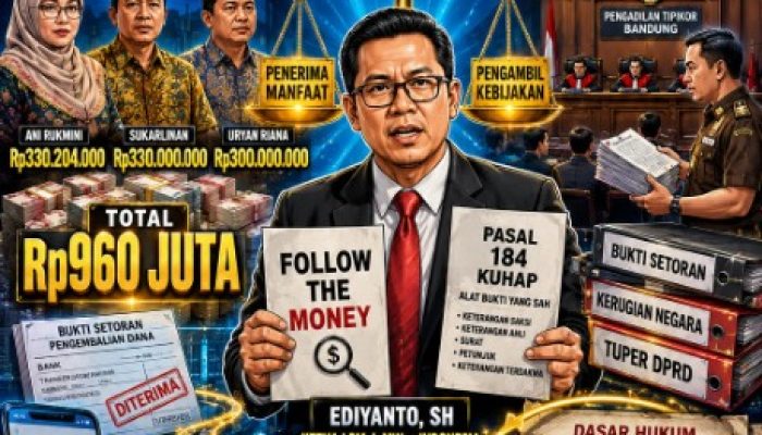 Follow The Money: Pengembalian Rp960 Juta Pada Kasus TuPer Bekasi Berpotensi Menjadi Fokus Perkara