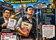 Ditahan 90 Hari, JaMWas Indonesia Pertanyakan Dasar Hukum Penyidikan dan Penahanan Wartawan Mohammad Harun