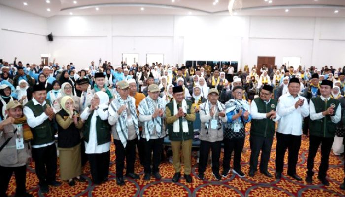 Jemaah Haji Kloter Pertama Banten Tiba di Debarkasi Grand El Hajj dengan Selamat
