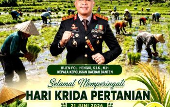 Di Hari Krida Pertanian 2026, Kapolda Banten Ajak Perkuat Ketahanan Pangan Nasional