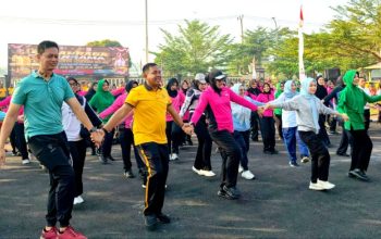 Polres Serang dan Forkopimda Olahraga Bersama Meriahkan HUT Bhayangkara