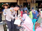 Polsek Puloampel Cilegon Banten Rutin Patroli dan Berikan Bantuan Sembako Lansia Jompo
