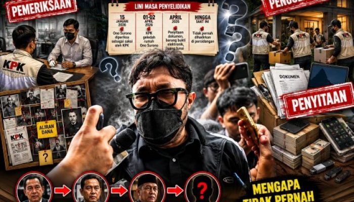 Ono Surono Diperiksa, Rumah Digeledah dan Ada Penyitaan, Tapi Tak Pernah Dihadirkan di Persidangan Sarjan, AKK dan HMK