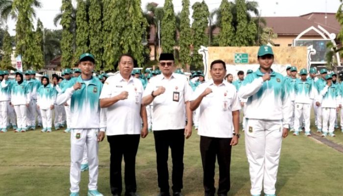 Lepas 365 Atlet Kontingen Cilegon, Pj Sekda Aziz: Target Tembus Tiga Besar POPDA XII Banten 2026