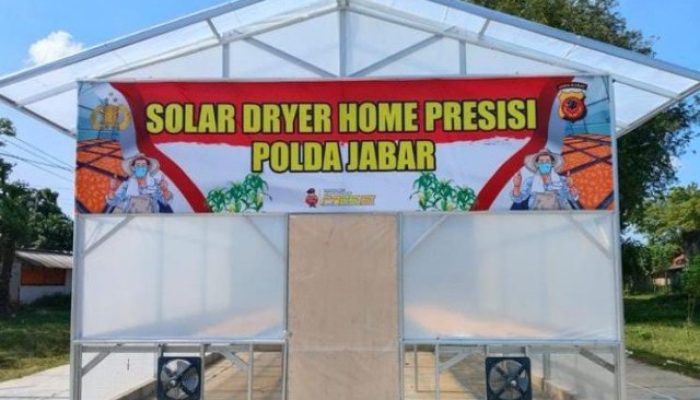Perkuat Ketahanan Pangan, Polda Jabar Bangun Solar Dryer Home Presisi untuk Petani Cikalong