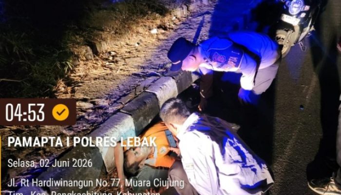 Berkat Call Center 110, Polres Lebak Banten Selamatkan Nyawa Petugas Kebersihan