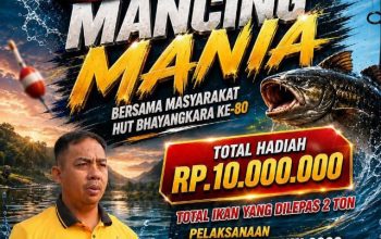 Menuju HUT Bhayangkara, Polres Serang Gelar Lomba Mancing Mania Pererat Hubungan Polri dan Masyarakat