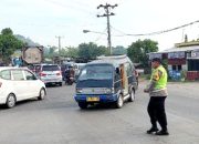 Urai Kemacetan, Polsek Bojonegara Cilegon Banten Himbau Masyarakat Gunakan Layanan Call Center 110