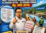 JaMWas Indonesia Pertanyakan Dasar Repeat Order Paket Supervisi Rehabilitasi Irigasi SS Karang Getak–SS Kedung Ringin Senilai Rp999 Juta