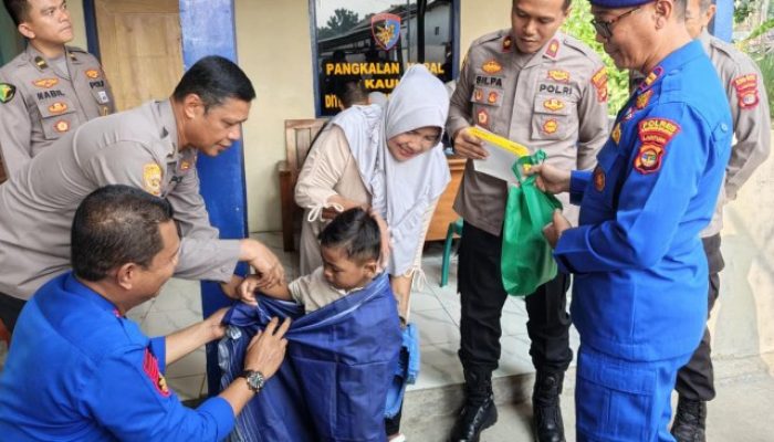 Sat Pol Air Polres Lampung Selatan Gelar Sunat Masal dan Donor Darah
