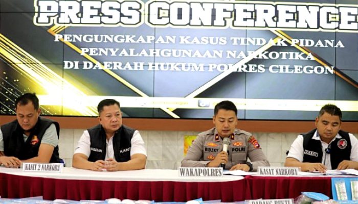 Polres Cilegon Ungkap 19 Kasus Narkoba Periode Mei-Juni 2026, 21 Tersangka Diamankan